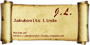 Jakubovits Linda névjegykártya